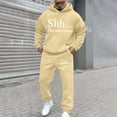 thumbnail image 2 of CONZONE Mens Sweatsuit 2 Piece Sets Casual Men's Jogging Tracksuit Set Letter Graphic Pullover Hoodie Pants Sweat Suit for Men Cozy Fall Winter Athletic Track Suit Outfits, 2 of 4