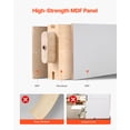 thumbnail image 3 of KFFKFF Sliding Barn Door with Hardware Kit, 48 x 84 inch MDF Panel, PVC Finish, 3 of 9