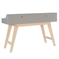 thumbnail image 3 of Linon Rosemont Transitional 2-Drawer Writing Desk, Natural/Gray, 3 of 14
