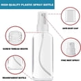 thumbnail image 2 of Spray Water Bottle Hair Mister, Fine Mist Stylist Sprayers 360 Empty Small Misting Spritzer, Travle Spray Bottles, 2oz/50ml,5/10/12Pack, 2 of 10