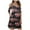 Gray, variant on Lolmot Casual Summer Dresses for Women Plus Size Sexy Floral Print Off the Shoulder Short Sleeve Elegant Pockets Midi Dress Loose Tank Suspenders Dress Summer Swing Beach Sundress