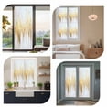 thumbnail image 7 of Abstract Gold Window Privacy Film, Modern Minimalist Art White Gray Ripple Static Cling UV Sun Blocking Heat Control Window Tint, Non-Adhesive One Way Windows Privacy Cover 17.7''x78.7'', 7 of 7