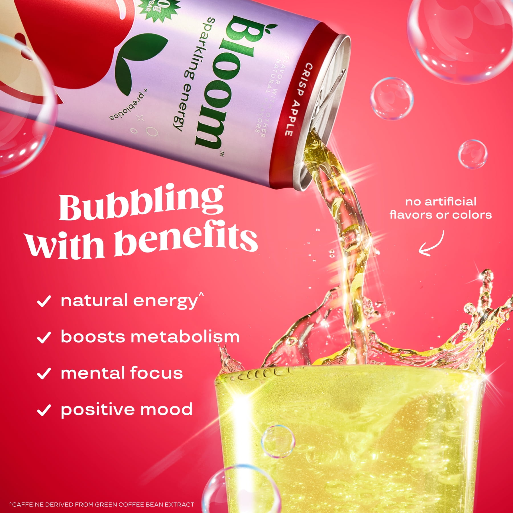 Bloom Sparkling Energy Drinks Seasonal Favorites Variety Pack, 12 fl oz, 12 pack