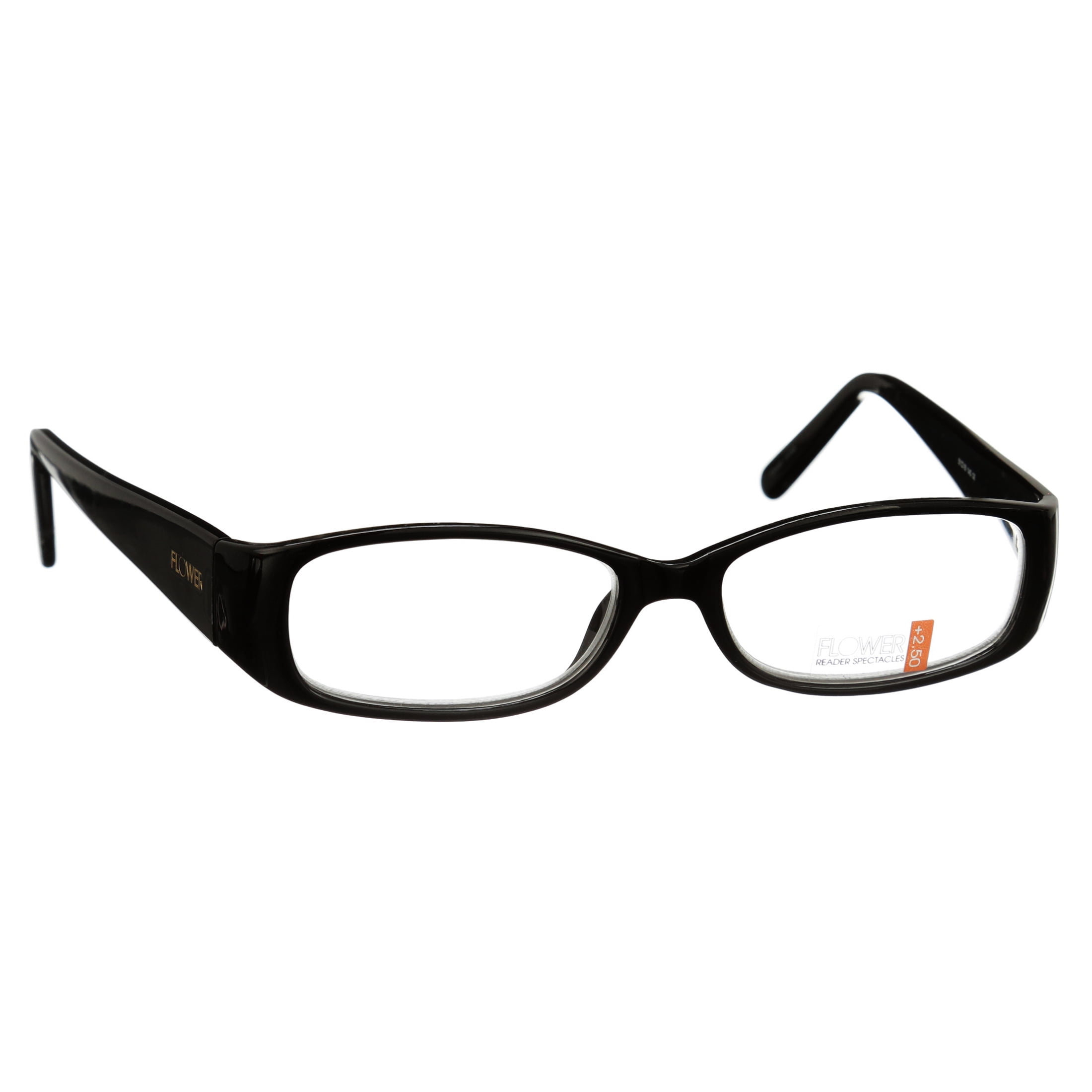 Flower by Drew Barrymore Blythe Black Acetate 2.50 Reading Glasses