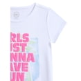 thumbnail image 3 of Wonder Nation Girls Embellished Graphic Tee with Short Sleeves, Sizes 4-18 & Plus, 3 of 3