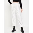 thumbnail image 1 of Opperiaya Women Plush Casual Pants, Elastic Leg Simple Style Solid Color, 1 of 6
