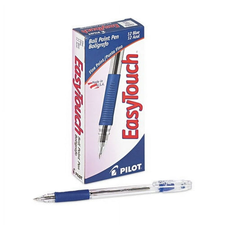 EasyTouch Ballpoint Pen, Stick, Fine 0.7 mm, Red Ink, Clear/Red Barrel, Dozen EasyTouch Ballpoint Pen, Stick, Fine 0.7 mm, Red Ink, Clear/Red Barrel, Dozen