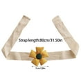 thumbnail image 3 of Fabric Flower Curtain Tieback Curtain Rope Tie Backs Soft and Adjust, Multiple Color, 3 of 9
