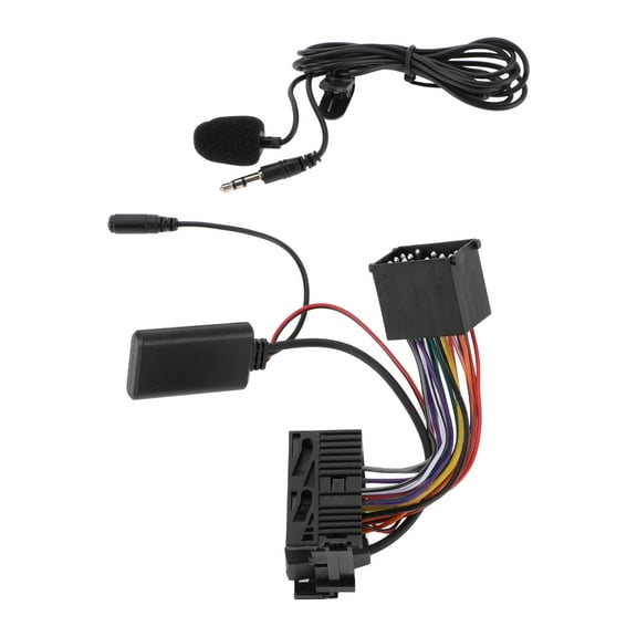 Unique Bargains Stereo Radio Harness for BMW E46 3 Series 16 Pin with Microphone Handsfree Car