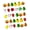 30, variant on 10/20/30Pcs Fruit Shaped Art Beads Hand Painted Glass Beads Jewelry Crafting Supplies For Adults Handmade Craft