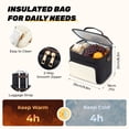 thumbnail image 6 of Fegat Rolling Craft Bag,Rolling Teacher Bag with Insulated Lunch Bag, Large Sewing Machine Tote & Accessory Storage, Detachable Rolling Transport Tote for Crafts, Teaching, Office, Black, 6 of 10