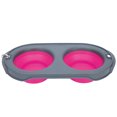 thumbnail image 2 of Portable Pet Feeding Bowl, Foldable Practical Stable Easy To Store Firm Pet Raised Feeder For Pet For Home, 2 of 8