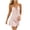 Pink, variant on Women's Satin Slip Nightgown, Camisole Sleep Dress with Bow Tie, Sexy Loungewear Chemise, M-XL