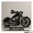 thumbnail image 3 of Craftnamesign Custom Motocross Metal Sign LED Light Wall Art, Biker Wall Hanging, 3 of 4