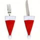 thumbnail image 4 of 10 Unids 12X6 CM Tapas de Navidad Titular de Cubiertos Tenedor Cuchara Pocket Tablewear Decoración Set Suministros de Navidad, 4 of 5