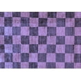 thumbnail image 1 of Ahgly Company Indoor Rectangle Checkered Blue Modern Area Rugs, 5' x 7', 1 of 4