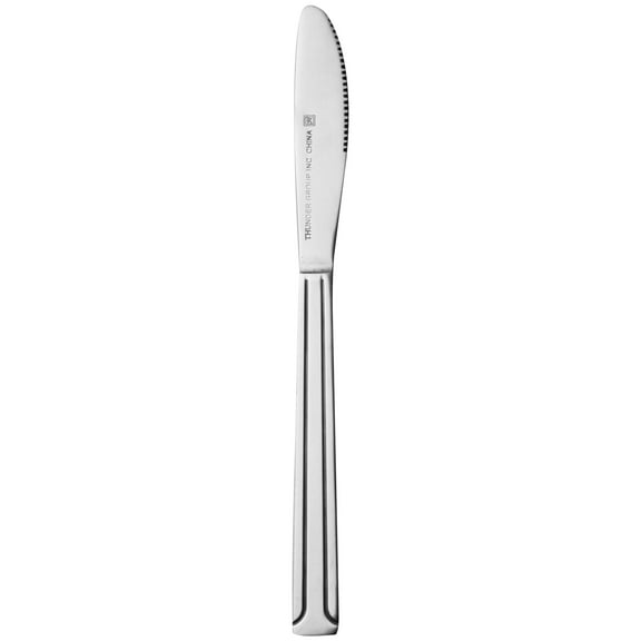 Excellante Flatware-Domilion medium weight 18/0 from 1.5 mm stainless steel dinner knife, comes in dozen