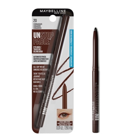 Maybelline Unstoppable Waterproof and Smudge Resistant Eyeliner Pencil, Cinnabar