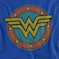 thumbnail image 2 of DC Ww Vintage Emblem Women's T Shirt, Royal, Medium, 2 of 6