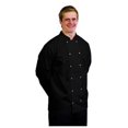 thumbnail image 1 of BonChef - Chaqueta de manga larga de chef/cocinero modelo Danny (Negro), 1 of 2