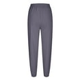 thumbnail image 6 of Lindreshi Cargo Pants Women Clearance Women's Loose Pockets, Elastic Waist, Color Casual Pants, 6 of 6
