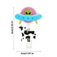 thumbnail image 2 of Portacredencial Retráctil Con Forma De Vaca Abducida Por OVNI, Original Portaidentificación Con Temática Alienígena, Divertido Accesorio Para Eventos, Clip Seguro Con Detalle Brillante, 2 of 8