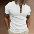 thumbnail image 2 of Ketyyh-chn99 Polo T Shirts for Men Men's T Shirt Short Sleeves Summer Beach T Shirts White,4XL, 2 of 4