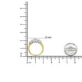 thumbnail image 4 of 18K Yellow Gold 1 Cttw 5-Stone Round Cut Diamond Ring (F-G Color, SI1-SI2 Clarity) - Size 7, 4 of 6