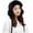 Black, variant on Womens Earflap Trapper Hat Fleece Lined Russian Ushanka Cossack Trooper Hat Plush Hunting Hat Winter Skiing Cap
