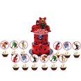 thumbnail image 5 of MIRACULLOU LADYBUG Anime Birthday Theme Party Decoration Banner Cake Balloon Set Children‘s Birthday Party Decoration, 5 of 5