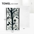 thumbnail image 4 of ARISTURING Abstract Black and Whit Kitchen Towels- Vintage Doodles Dish Towels for Kitchen, Black and White Hand Towels for Bathroom, Black and White Bathroom Kitchen Decor 27.5*16in, 4 of 6