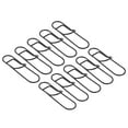 thumbnail image 1 of Uxcell 2" Clip de metal para bolígrafo, soporte para bolígrafo, clip para lápiz, soporte para bolígrafo para cuadernos, paquete de 10 en negro, 1 of 6
