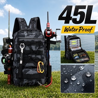 bets fishing tackle bags hiking Gonex Bag This large Saltwater Fishing Tackle Backpack KastKing