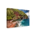 thumbnail image 2 of Trademark Fine Art 'Red Sand Beach' Canvas Art by Pierre Leclerc, 2 of 3