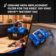 thumbnail image 3 of Kreg 20V Ionic Drive Wet/Dry Vac HEPA Replacement Filter, 3 of 5