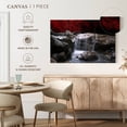 thumbnail image 5 of Elephant Stock Red Forest Waterfall Wall Art - Horizontal Canvas Wall Art - Living Room Wall Decor - Photography Nature Canvas - Brown And Red Decor - 12" x 8", 5 of 8