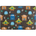 thumbnail image 4 of SKYSONIC Cartoon Monster Robots Area Rug 72x48in Non-Slip Floor Carpet for Indoor Living Dining Room and Bedroom Area, 4 of 7