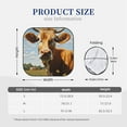 thumbnail image 3 of Saiise Daisy Flower Field Cow for Foldable Car Sun Shades (2-Pack) Offer Sun Protection with an Easy-fold Design for Convenient Windshield Shading-Small, 3 of 6