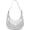 White, variant on Cute Tote Handbag Crescent Shoulder Bags for Women Under the Arm Purses Mini Clutch Purse with Zipper Closure