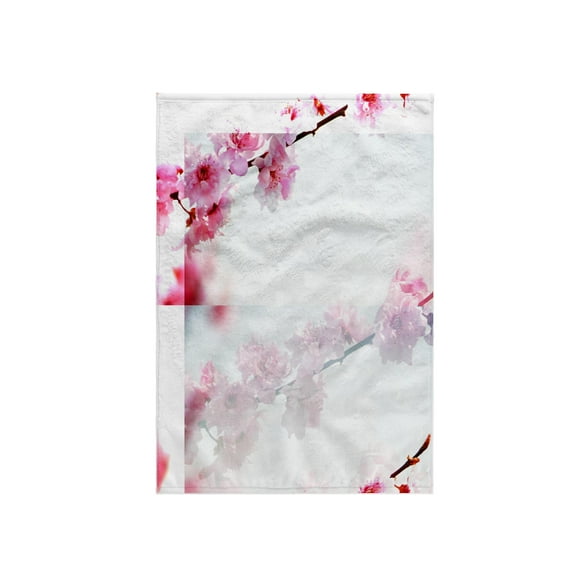 3dRose, Inspired Pink Cherry Blossom Flowers - Floral Print, 15x22 Hand Towel