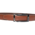 thumbnail image 6 of Marshal Men's Genuine Leather Ratchet Dress Belt With Automatic Buckle Tan Buckle4, 32", 6 of 9