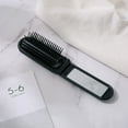 thumbnail image 6 of 3pcs random color Professional Travel Hair Comb Portable Folding Hair Brush With Mirror Compact Pocket Size Purse Travel Comb, 6 of 6