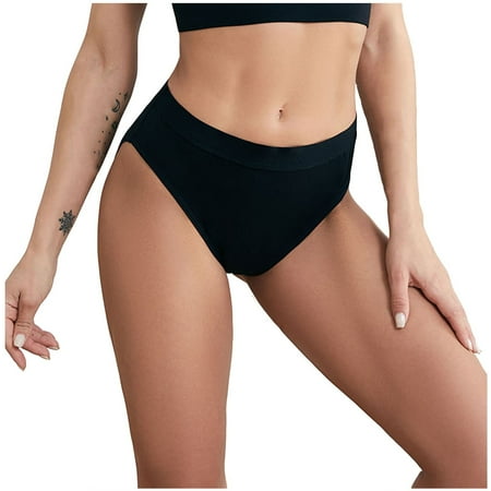 

Sayhi Bottoms For Teens Women Underpants Bottom Waisted Leakproof High plus Size Christmas Lingerie for Women 3x