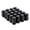 black, variant on Richeer 20PCS 1.38 inch Black 1/2-20 Closed End Bulge Acorn Lug Nuts - Cone Seat - 19mm Hex One-Piece Wheel Lug Nut for Bronco Mustang Ranger Safari YJ TJ KJ KK ZJ WJ WK XK MJ XJ