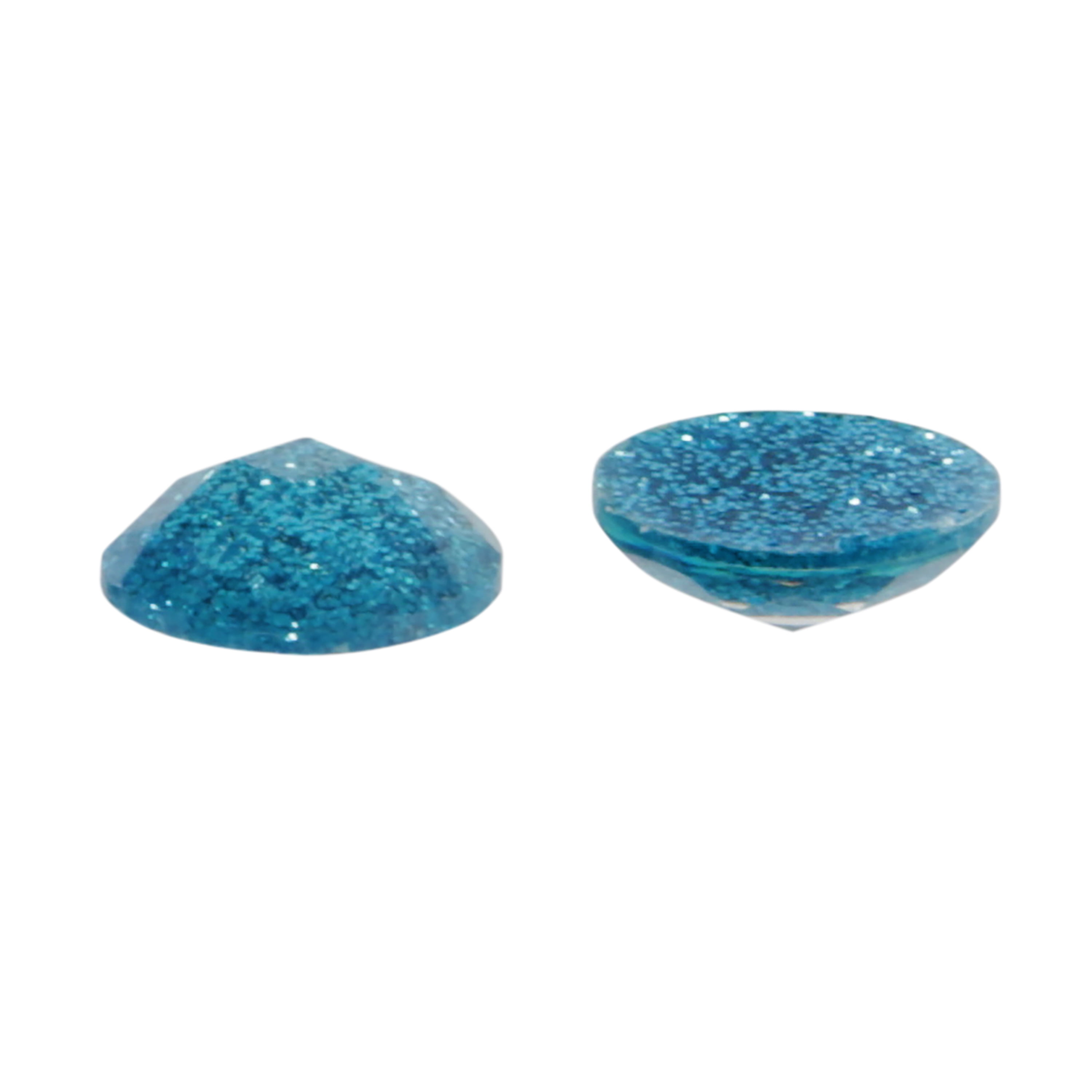 Offray Accessories, Turquoise Adhesive Button Gems, 60 pieces, 1 Package