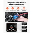 thumbnail image 2 of VEVOR Aislador de Batería Dual de 12 V y 140 A con Pantalla LCD, para Baterías de Litio y Plomo-Ácido, para Automóviles, Camiones, Autocaravanas, UTV, ATV y Embarcaciones, 80 x 70 x 60 mm, Negro, 2 of 9