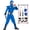 Blue, variant on Ninja Costume Kids Ninja Muscle Costumes Boys Ninja Set Accessories Best Children Gift