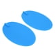 thumbnail image 5 of 2 almohadillas de electrodos de silicona para fisioterapia, parches de electrodos ovalados azules para el cuerpo, 95 x 160 mm, 5 of 10
