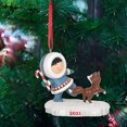 thumbnail image 2 of Pingüino y niña de Navidad Resina DIY Manualidades Adornos Decoración, 2 of 7