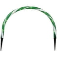 thumbnail image 4 of Northlight Lighted Candy Cane Outdoor Christmas Arch Pathway Markers - 11" - Green - Set of 3, 4 of 8
